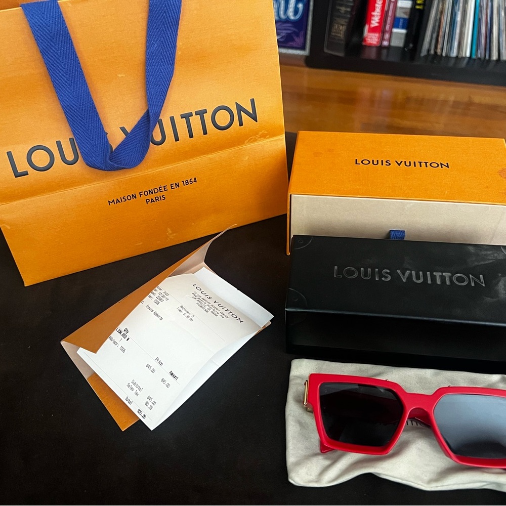 Louis Vuitton red Millionaire Sunglasses